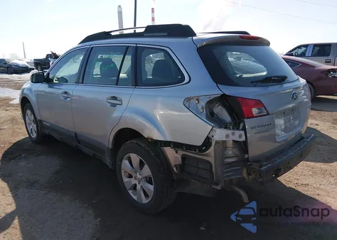 2012 Subaru Outback 2.5I from USA, damaged, VIN 4S4BRBAC3C3290431